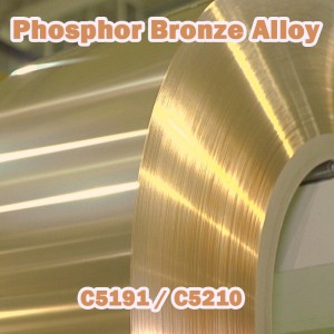 C5191 C5210 Seria de aliaje de bronz Phospoor